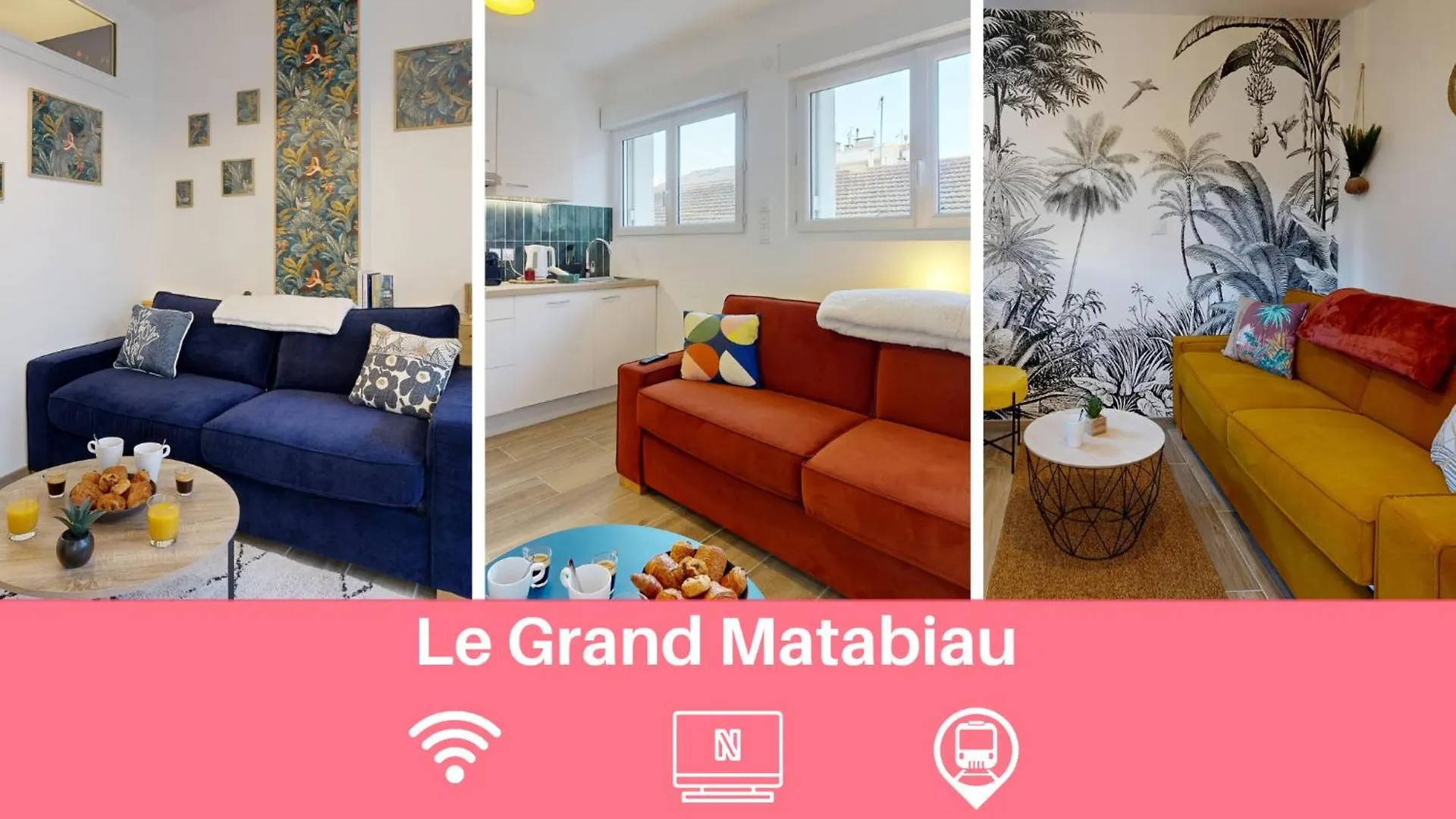 トゥールーズLe Grand Matabiauアパートメント
